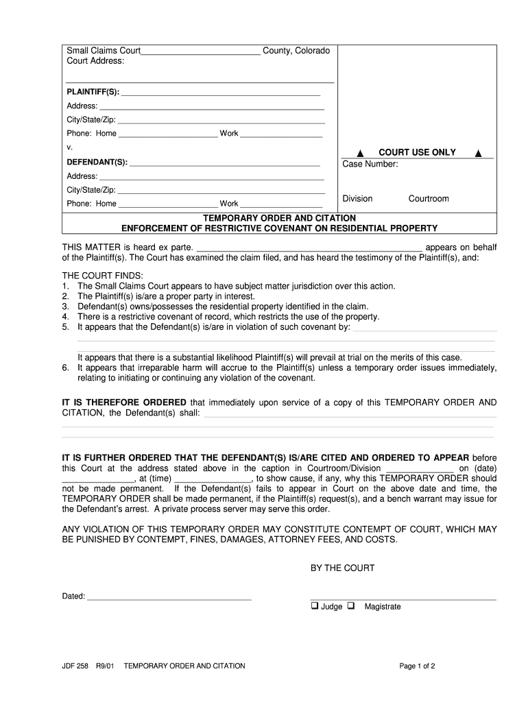 help with filling out court papers