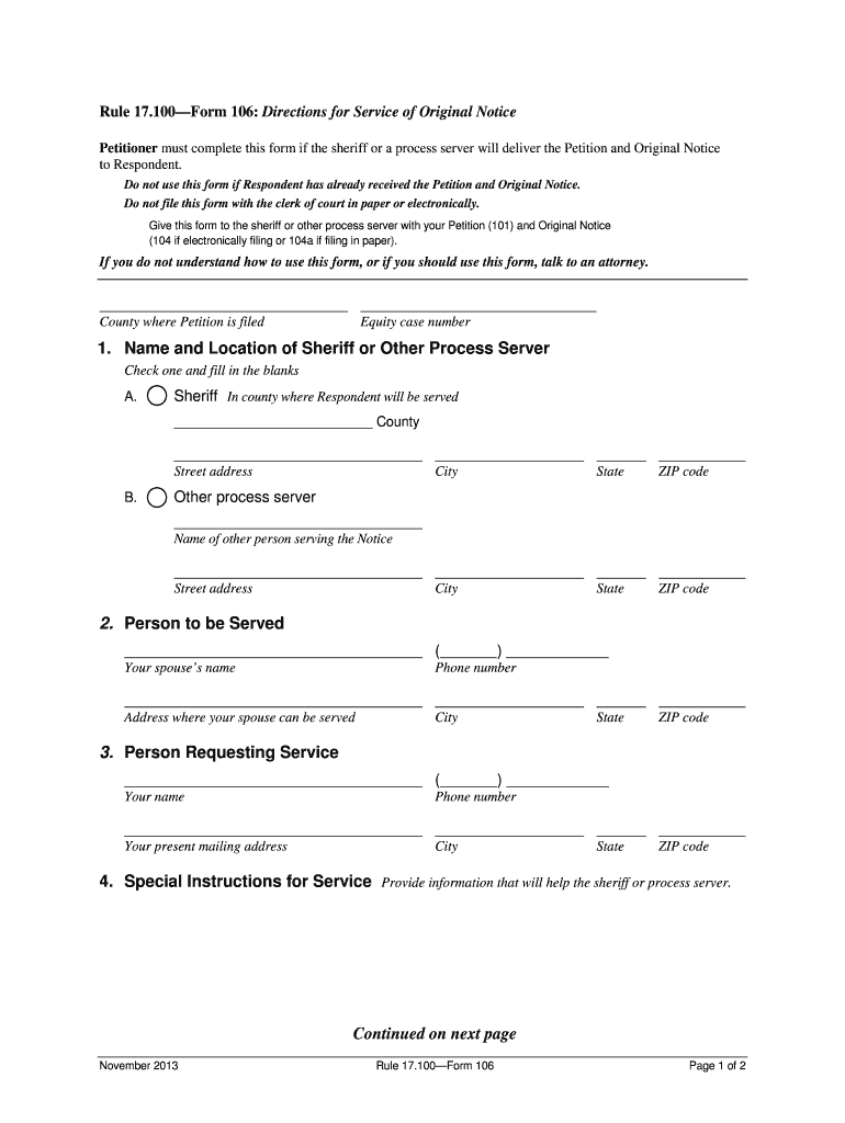 106 directions Preview on Page 1