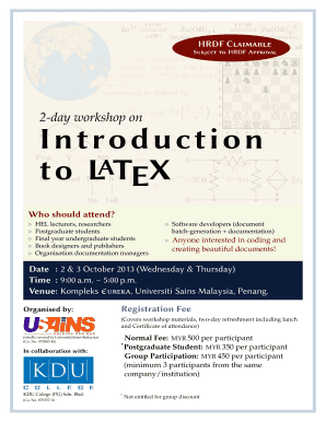 Osu ar 11 reaction time - Introduction to LATEX October 2013 - Forum Warga USM