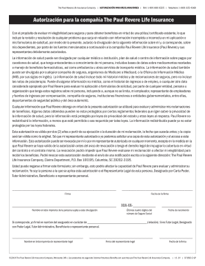 Autorización para Reclamaciones