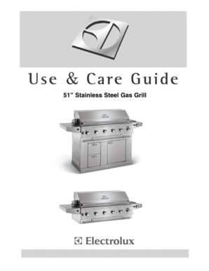 Electrolux Grill Use & Care Manual