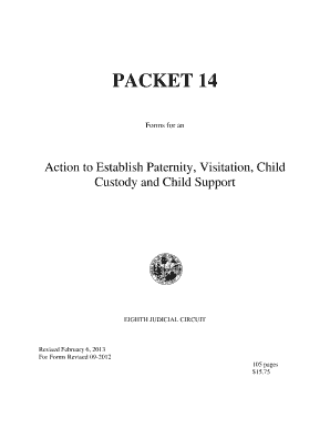 Florida Paternity and Child Support Action Forms
