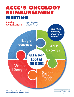 ACCC Oncology Reimbursement Meeting Registration Form