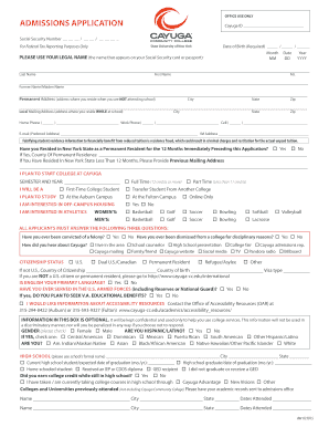 International Student Admissions Packet