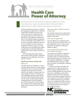 Health Care Power of Attorney