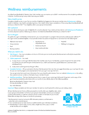 Gym Reimbursement Form