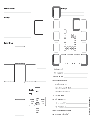 Galactic Signature Wavespell Form