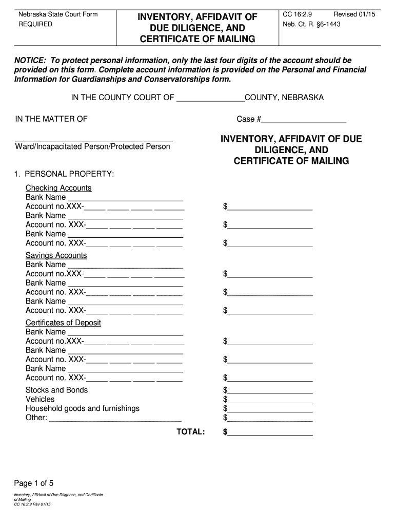 affidavit of due diligence form Preview on Page 1.