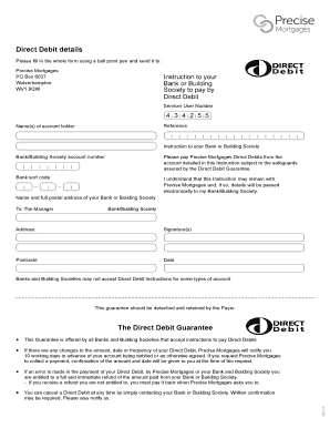 Direct Debit details The Direct Debit Guarantee - Precise Mortgages - pdf precisemortgages co