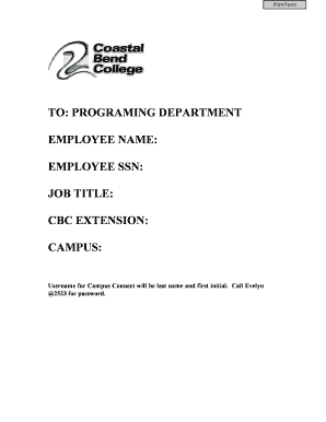 Employee Information Form