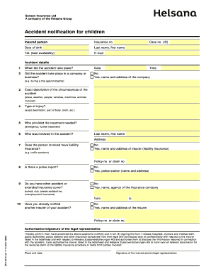 Accident Notification for Children