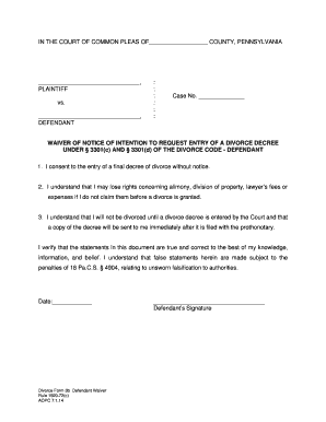 ?Form 3b Notice Waiver Defendant - pacourts