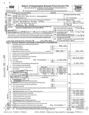 Form 990 Tax Exemption Application