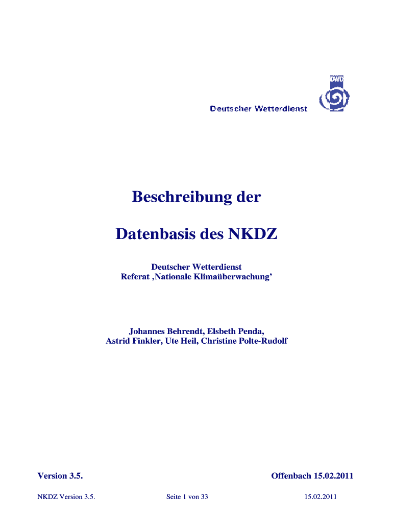 Download (pdf 351-KB) - Deutscher Wetterdienst Preview on Page 1