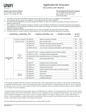 Ameritas Life Insurance Application