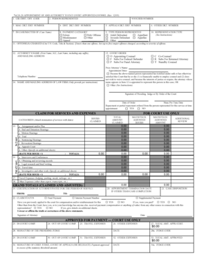 Appointment of Court Appointed Counsel