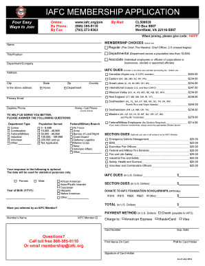 IAFC Membership Application