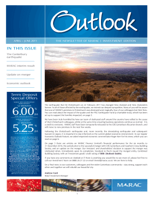 MARAC Term Deposit Application Form