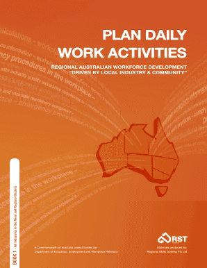 Plan Daily Work Activities