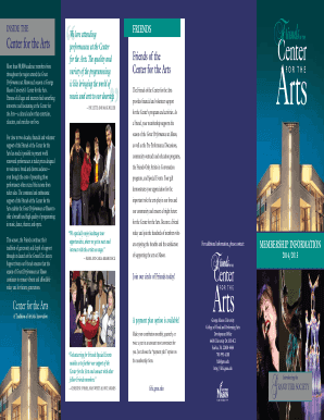 Center for the Arts Membership Application