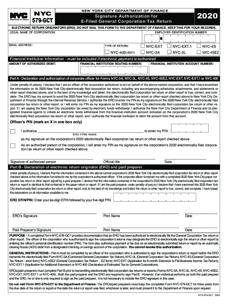 NYC NEW YORK CITY DEPARTMENT OF FINANCE Signature ... Preview on Page 1