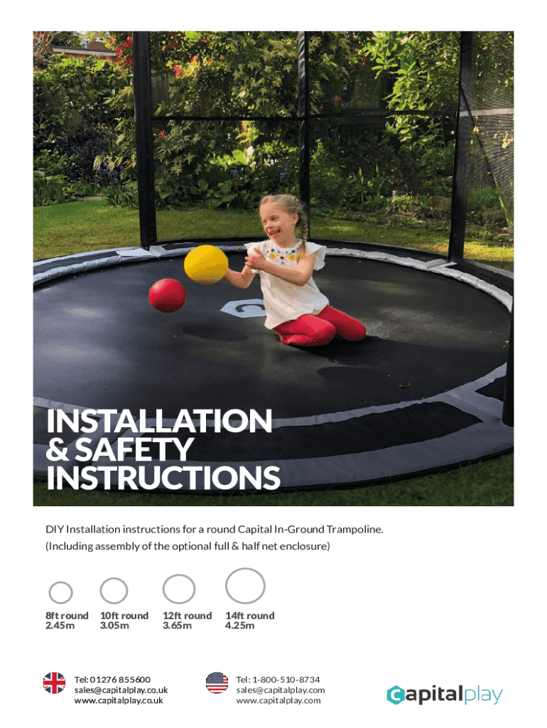 Fillable Online How to Set up a Trampoline 14 Steps (with Pictures