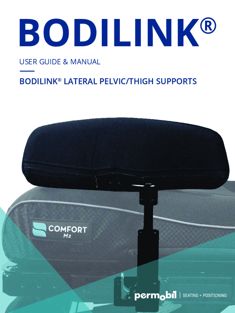 Fillable Online BODILINK LATERAL PELVIC/THIGH SUPPORT ORDER FORM