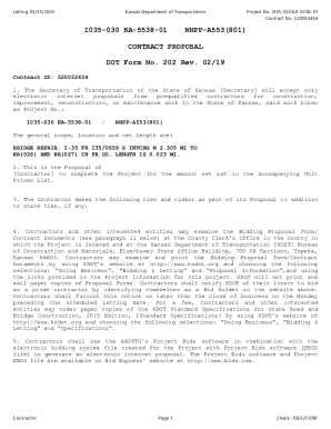 106 KA-5924-01 106 KA-5924-01 CONTRACT PROPOSAL DOT Form ...
