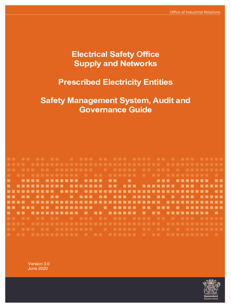 Fillable Online Safety Management System Audit and Governance Guide