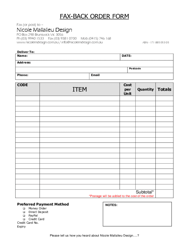 Form preview