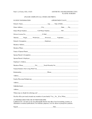 Form preview