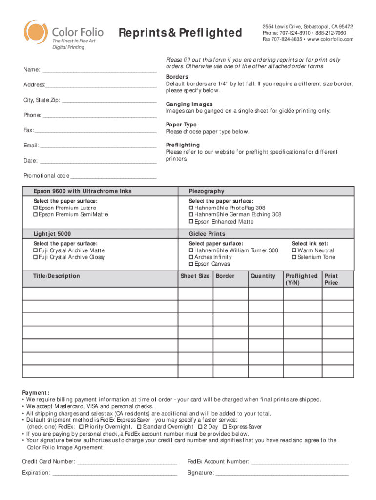 Form preview
