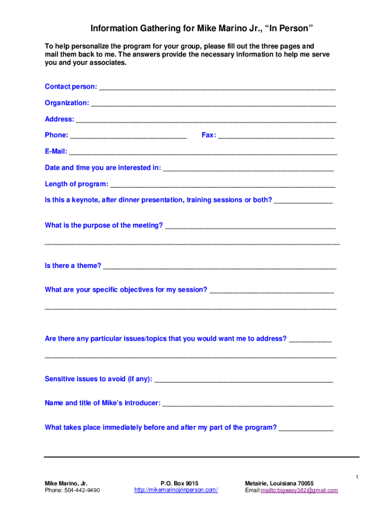 Form preview