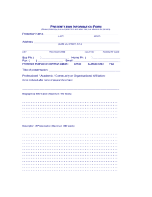 Form preview