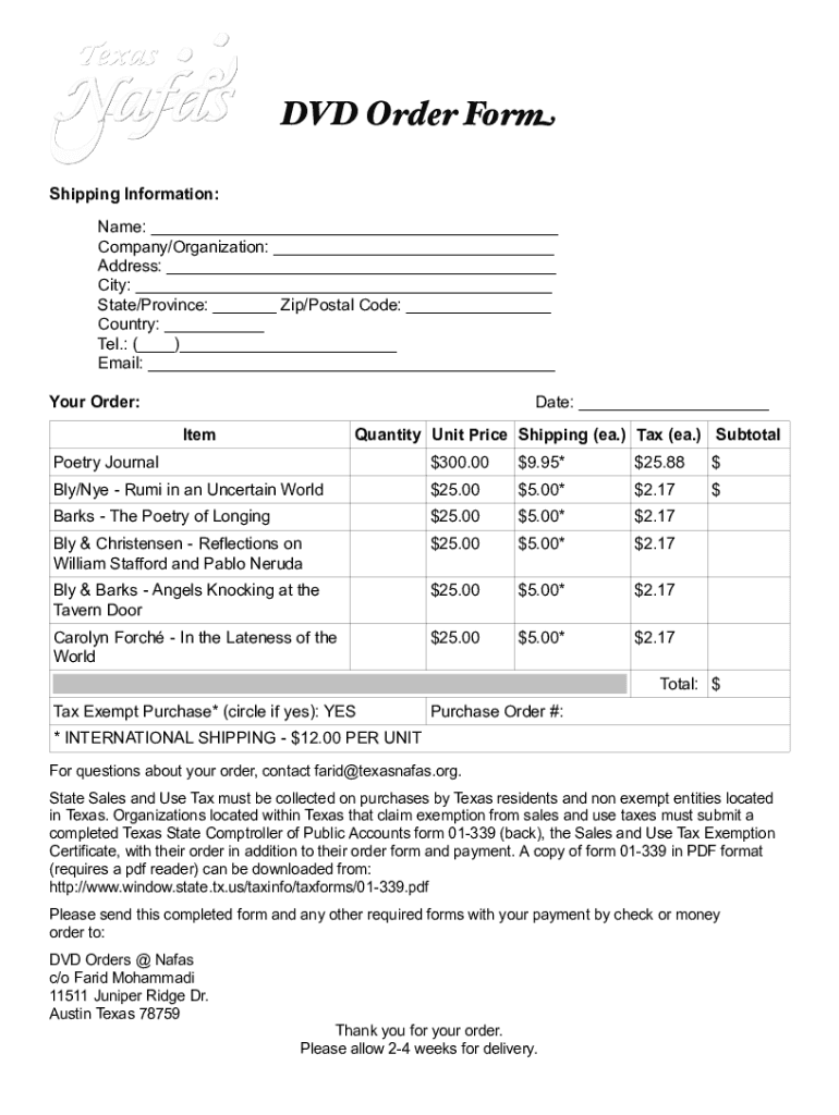 Form preview