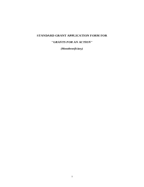 GRANT AGREEMENT FOR AN ACTION WITH ONE ... - European Commission