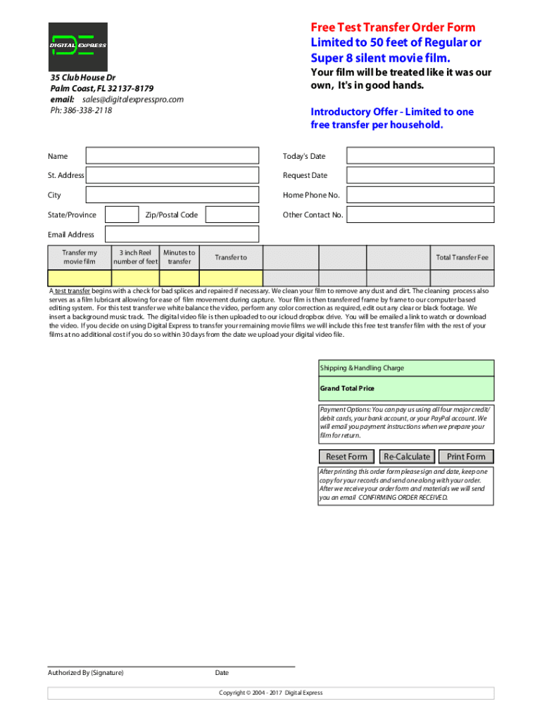 Form preview