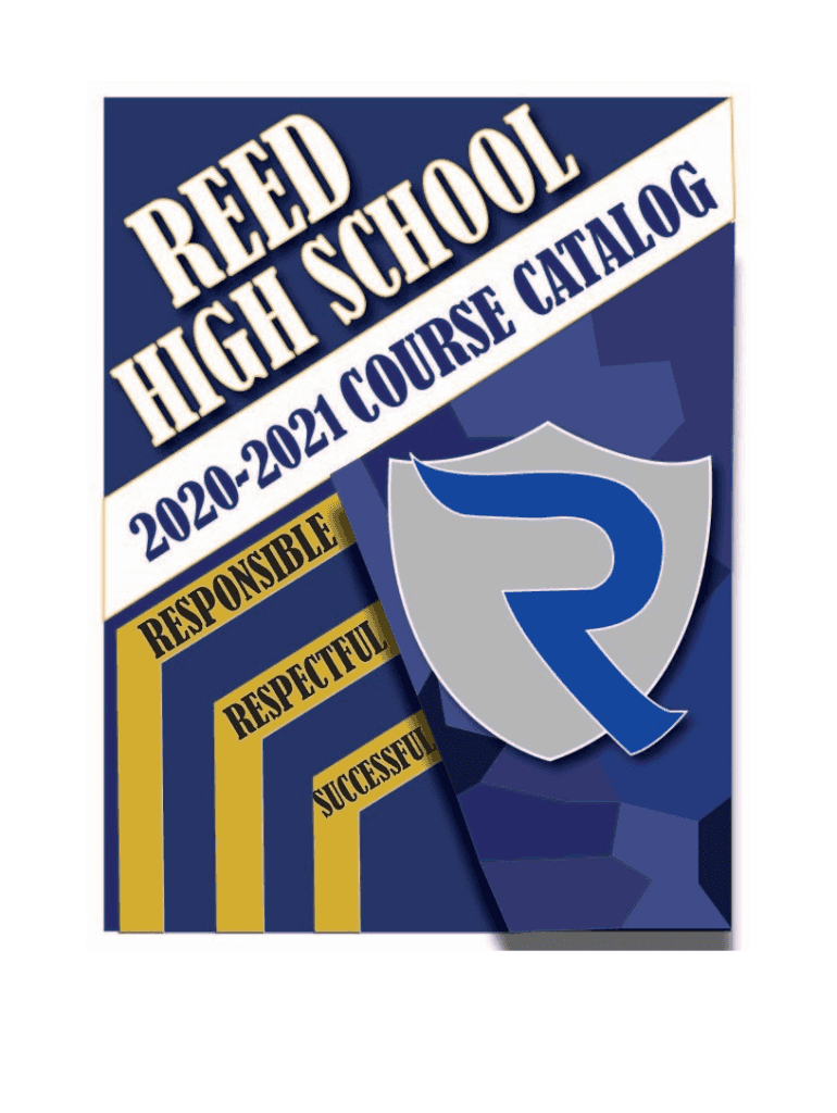 Fillable Online REED HIGH SCHOOL ADMINISTRATION Fax Email Print pdfFiller