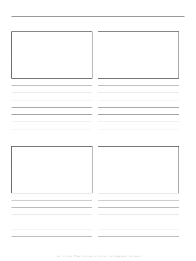 Fillable Online FREE Storyboard Templates & Story board Creator (PDF