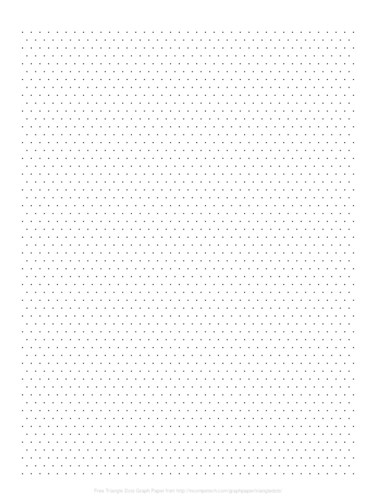 Fillable online triangle dots 5mm tridots graph paper fillable