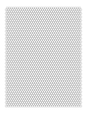 5mm Hex Graph Paper