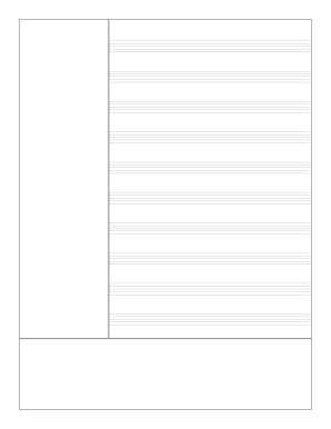 Cornell Music Black Staff Graph Paper