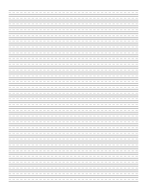 Lots of Writing Lines Graph Paper