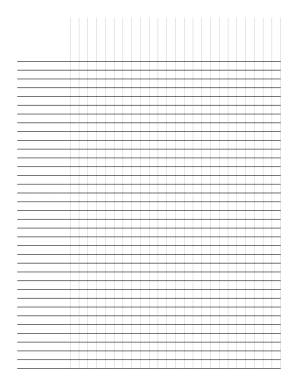 Strong Horizontal Engineer Graph Paper