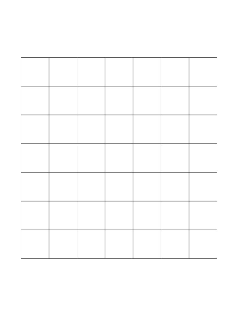 7x7 Grid Fill Online Printable Fillable Blank PdfFiller