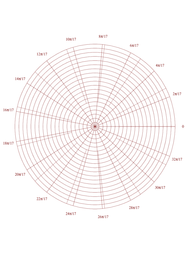Fillable Online Polar 17 vs 13 Radians Graph Paper Fax Email Print