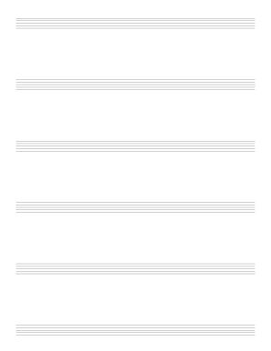 Music Notation Space to Think Graph Paper