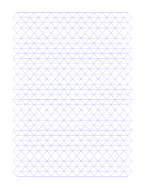 Variable Triangle 50-50-80 Graph Paper