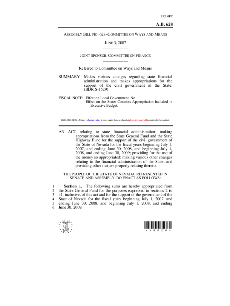 Fillable Online AB628.doc Fax Email Print pdfFiller