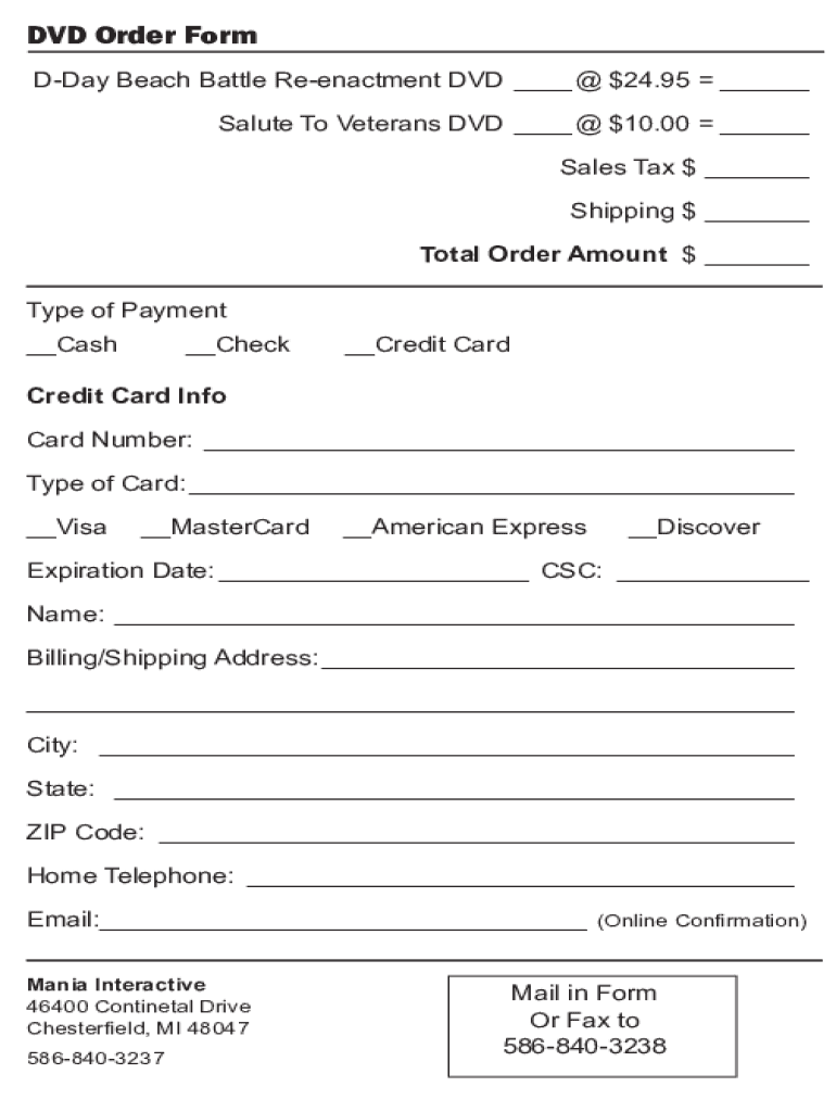 Form preview